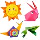 Lean Zestaw Do Origami Papier Kolorowy Książeczka Instruktażowa 100 Arkuszy Edukamp 2