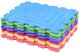 LeanToys Sensoryczne Puzzle Silikonowe Mata Ścieżka Sensoryczna Kolorowe 25 cm 12el. EDUKAMP 6