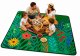 Lean EDUKAMP Koc piknikowy plażowy turystyczny mata rośliny kolorowa 100x150 cm [kod produktu: 31065] 2