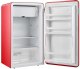Lodówka Midea Refrigerator MDRD142SLE32 Energy efficiency class E Free standing Larder Height 83.5 cm Fridge net capacity 93 L 41 dB Red 3