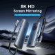 HUB USB Vention Vention USB-C 6w1 | 8K@30Hz | 100W PD | LED 2