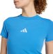 Adidas Koszulka damska adidas Essentials 3-Stripes Slim Baby jasnoniebieska KD2341 M 5