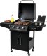 Heckermann Grill gazowy ogrodowy stalowy nierdzewny 5+1 YF-01JY03-B żeliwny ruszt 11,6 kW czarny 16