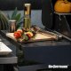 Heckermann Grill gazowy ogrodowy stalowy nierdzewny 5+1 YF-01JY03-B żeliwny ruszt 11,6 kW czarny 5
