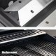 Heckermann Grill gazowy ogrodowy stalowy nierdzewny 5+1 YF-01JY03-B żeliwny ruszt 11,6 kW czarny 7