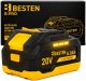 BESTEN Akumulator Bateria BESTEN B-PRO System Litowo Jonowy 20 V 6.0 Ah Li-Ion 1