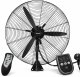 Termowentylator Cronos Wentylator ścienny z pilotem Cronos 50cm Czarny Wiatrak na ścianę cichy mocny 1
