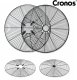 Termowentylator Cronos Wentylator ścienny z pilotem Cronos 50cm Czarny Wiatrak na ścianę cichy mocny 13