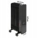 Grzejnik Mission Air Grzejnik olejowy OSLO 1500W Black WiFi 2