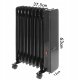 Grzejnik Mission Air Grzejnik olejowy OSLO 2000W Black WiFi 10