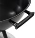 Springos Grill węglowy zamykany pokrywą okrągły ruszt 41 cm przenośny czarno-czerwony Uniwersalny 11