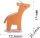 HalfToys Figurki magnetyczne 3D Half Toys - Rodzina safari Impala i Gnu 13