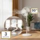 Termowentylator Klausberg Wentylator stojący z pilotem 50w klausberg 8