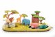 Figurka HalfToys Magnetyczne zwierzaki Half Toys safari puzzle 3D - figurki 3+ EDUKAMP 4