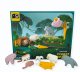 Figurka HalfToys Magnetyczne figurki 3D zwierząt leśnych - Half Toys 3+ EDUKAMP 1