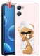 krainaGSM Do Motorola G06 | G06 Power Wzory Silikonowe Matt Case + Szkło 9H 1