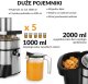 Wyciskarka wolnoobrotowa Lehmann Sokowirówka Wyciskarka do warzyw i owoców Wysokoobrotowa Otwór 80mm 3L Pro 5