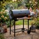 Springos Grill węglowy ogrodowy z pokrywą termometrem duży ruszt grillowy Uniwersalny 22