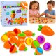 LeanToys Sorter Edukacyjny Marchewki Dopasowywanie Kształtów Kolorów 12 szt. 1