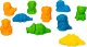 click4TOYS Piasek kinetyczny dla dzieci zestaw XXL zwierzątka dinozaury ZOO foremki 3D (5906708103256) 4