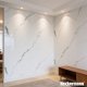 Heckermann Samoprzylepny panel ścienny Marmur Biały PCV Laminat Połysk 10szt 40x80cm Płytki 3D 8