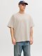 Jack & Jones Jack&Jones męska koszulka t-shirt JJEBARRON TEE SS O-NECK NOOS 12298906 MOONBEAM 2XL 1