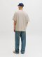 Jack & Jones Jack&Jones męska koszulka t-shirt JJEBARRON TEE SS O-NECK NOOS 12298906 MOONBEAM 2XL 7