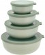 Mepal 4 misek Cirqula okrągła 350 750 1250 2250 ml Nordic Jade (106232094700) 2