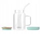 Vialli Design Fuori Słoik ze słomką 600 ml miętowy 29859 2