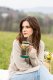Vialli Design Słoik ze słomką 600 ml zielony Fuori 29828 8