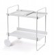 Zone Barki ogrodowe Wózek barowy na kółkach Soft Grey (26998) 1