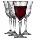 Carla Kieliszki do czerwonego wina ze szkła kryształowego Melodia 270 ml 4 sztuki 916098 1
