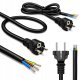 Qoltec Kabel zasilajšcy SCHUKO CEE 7/7 (E/F) | mied Cu | odizolowany lutowany | 3x1.0mm2 | 1.8m 1
