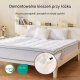 Mollyflex Topper na materac king memory foam 193x203x10cm premium komfort snu 5