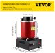Weldline Piec do topienia metalu 3kg 1350W 1150C do złota i srebra 3
