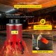 Weldline Piec do topienia metalu 3kg 1350W 1150C do złota i srebra 7