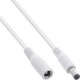 InLine 120er B-Pack ® DC przedłużacz DC ST/BU 5,5x2,1mm biały 2m 1