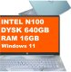 Laptop HP 17-cn3165ds / BS6W6UA / Intel N100 / 16GB / 640GB / Intel UHD / HD+ / Win 11 / Niebieski 1