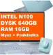Laptop HP 17-cn3165ds / BS6W6UA / Intel N100 / 16GB / 640GB / Intel UHD / HD+ / Mysz / Podkładka / Win 11 / Niebieski 1