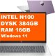 Laptop HP 17-cn3163ds / BS6Y5UA / Intel N100 / 16GB / 384GB / Intel UHD / HD+ / Win 11 / Fioletowy 1
