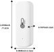 Tuya Czujnik Temperatury i Wilgotności Biały 2x AAA WiFi TUYA 11