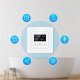 PSmart PSMART Inteligentny Termostat Zwierny Piecyk Bojler 3A Biały RM WIFI TUYA 8