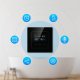 PSmart PSMART Inteligentny Termostat Zwierny Piecyk Bojler 3A Czarny RM ZigBee TUYA 8