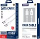 Jellico JELLICO kabel B22 USB-C - USB-C PD 100W 1M Biały 1