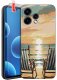 krainaGSM Do Oppo Reno15 5G Wzory Silikonowe Matt Case + Szkło 9H 1