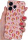krainaGSM Do Oppo Reno15 5G Wzory Silikonowe Matt Case + Szkło 9H 4