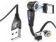 Smart Hardware Smart Hardware Kabel magnetyczny 3W1 3A 1M czarny 3