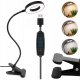 Lampka biurkowa LED Lampa biurkowa LED z klipsem DML5, czarny 1