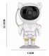 4kom.pl Projektor gwiazd i galaktyk - ludzik astronautaBiały 6