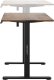 Biurko SENSE7 NOJO LIGHT Ciemnobrązowe 100 cm x 60 cm 10